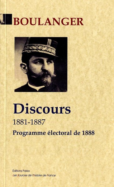 Image de Discours (1881-1887). Suivis du Programme électoral pour 1888.