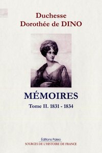 Image de Mémoires. Tome 2. (1831-1834)