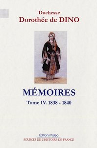 Image de Mémoires. Tome 4. (1838-1840)