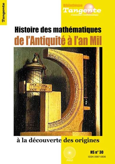 Picture of HISTOIRE DES MATHS DE L'ANTIQUITE A L'AN
