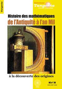 Picture of HISTOIRE DES MATHS DE L'ANTIQUITE A L'AN