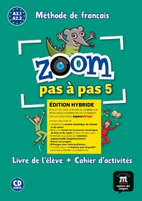 Image de Zoom pas à pas 5 Éd. hybride Livre + Cahier + CD