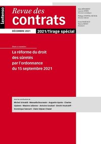 Picture of La réforme du droit des sûretés par l'ordonnance du 15 septembre 2021