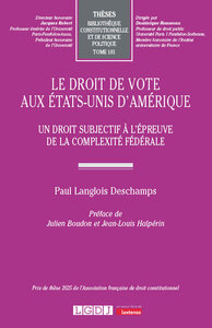 Picture of Le droit de vote aux États-Unis d'Amérique