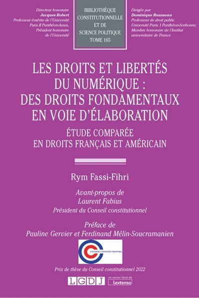 Picture of Les droits et libertés du numérique : des droits fondamentaux en voie d'élaboration