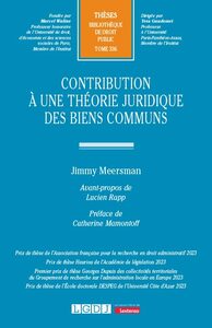 Image de Contribution à une théorie juridique des biens communs