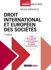 Picture of Droit international et européen des sociétés