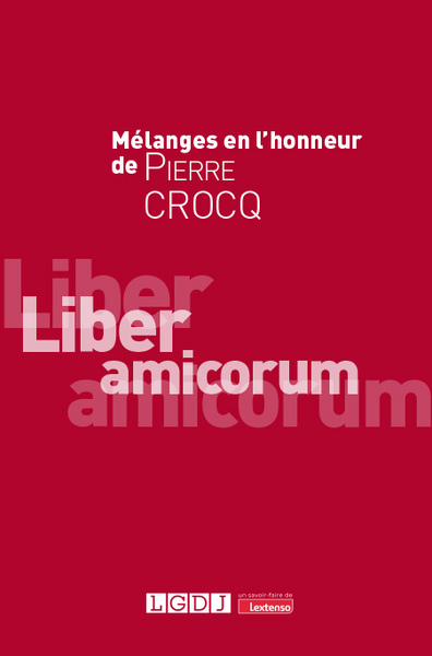 Picture of Mélanges en l'honneur de Pierre Crocq