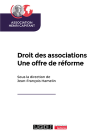 Picture of Droit des associations - Une offre de réforme