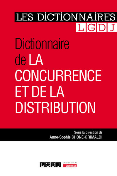 Image de Dictionnaire de la concurrence et de la distribution