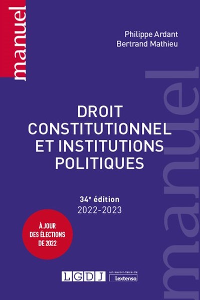 Image de Droit constitutionnel et institutions politiques