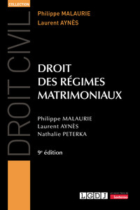 Picture of Droit des régimes matrimoniaux