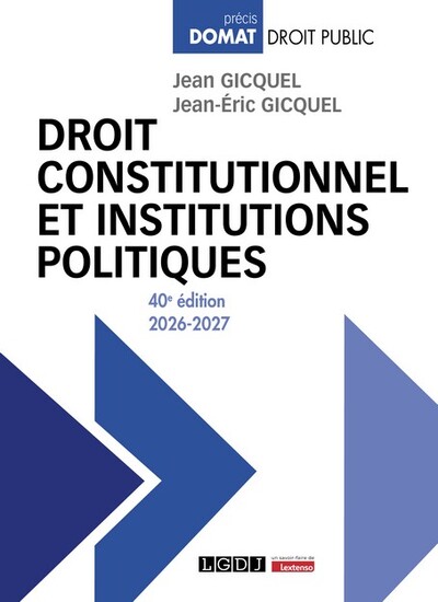 Image de Droit constitutionnel et institutions politiques