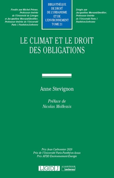 Picture of Le climat et le droit des obligations