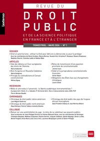 Picture of Revue du Droit Public 01/2026