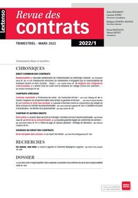 Picture of Revue des Contrats N°1-2022