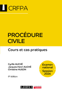 Picture of Procédure civile - CRFPA - Examen national Session 2026