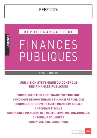 Image de Revue française de Finances Publiques 174/2026