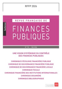 Image de Revue française de Finances Publiques 174/2026