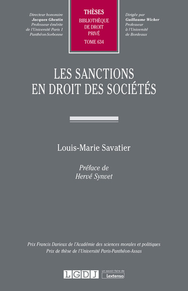 Picture of Les sanctions en droit des sociétés