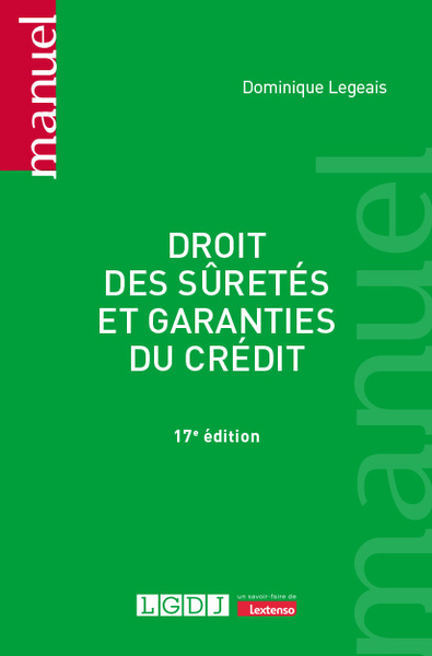 Picture of Droit des sûretés et garanties du crédit