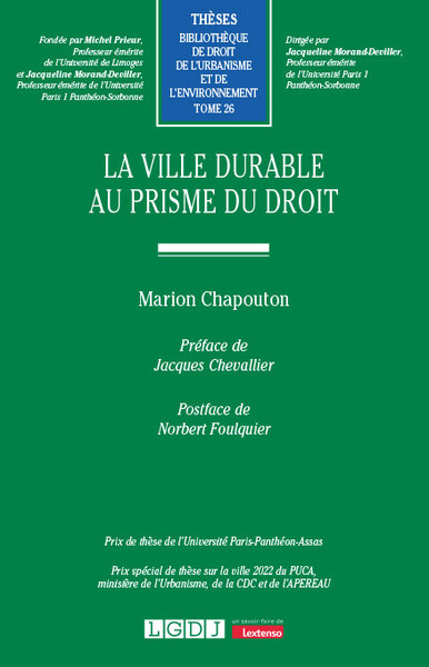 Image de La ville durable au prisme du droit
