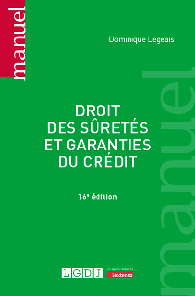 Picture of Droit des sûretés et garanties du crédit