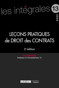 Picture of Leçons pratiques de droit des contrats