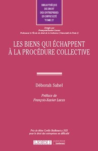 Picture of Les biens qui échappent à la procédure collective