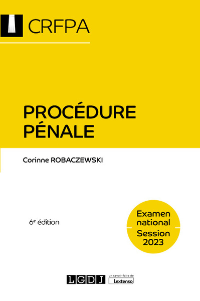 Image de Procédure pénale - CRFPA - Examen national Session 2023