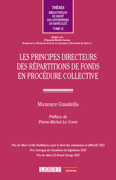 Picture of Les principes directeurs des répartitions de fonds en procédure collective