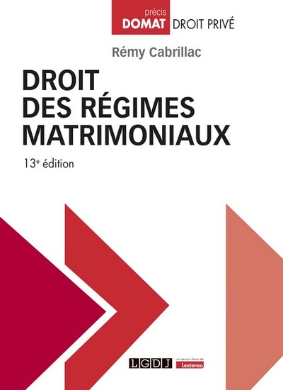 Picture of Droit des régimes matrimoniaux