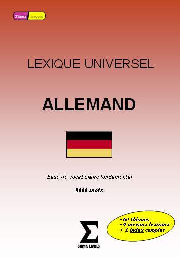 Picture of Lexique universel ALLEMAND