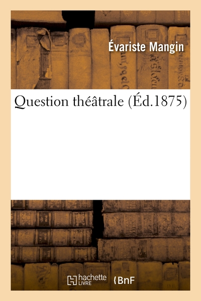 Picture of Question théâtrale