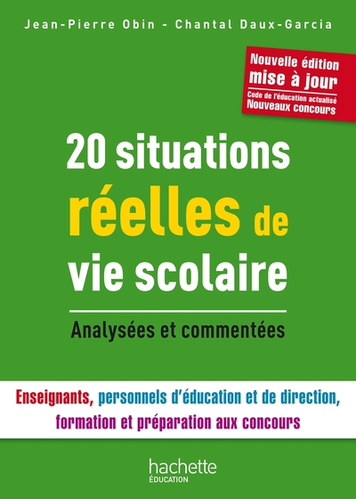 Picture of 20 Situations réelles de Vie Scolaire