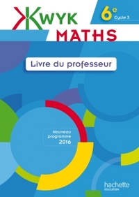 Picture of Kwyk Maths 6e - Livre professeur - Edition 2016