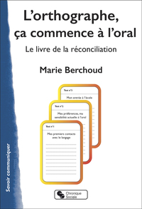 Picture of L'orthographe, ça commence à l'oral