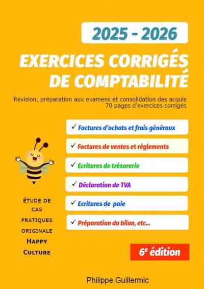 Picture of Exercices corrigés de comptabilité