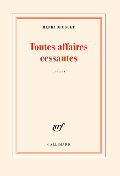 Picture of Toutes affaires cessantes