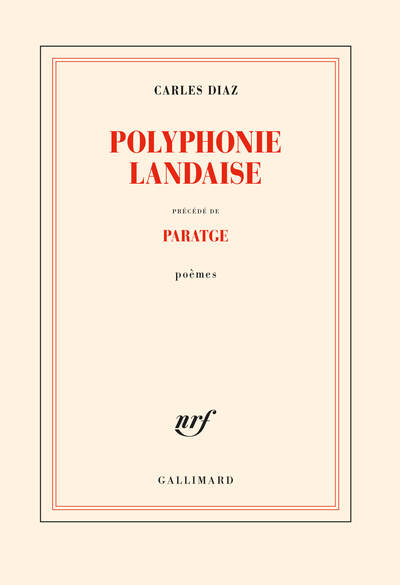 Picture of Polyphonie landaise précédé de Paratge