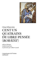 Image de Cent un quatrains de libre pensée