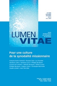 Picture of Pour une culture de la synodalité missionnaire, revue Lumen Vitae 2021-4, vol 76