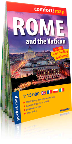 Picture of Rome Et Le Vatican (Gb) 1/15.000 (Comfort !Map, Poche)