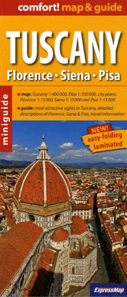 Image de Toscane (Gb) (Comfort !Map&Guide, Carte Laminée)