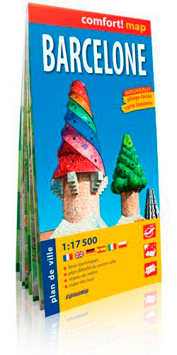 Image de Barcelone (Fr)  1/17.500 (Comfort !Map Laminé)