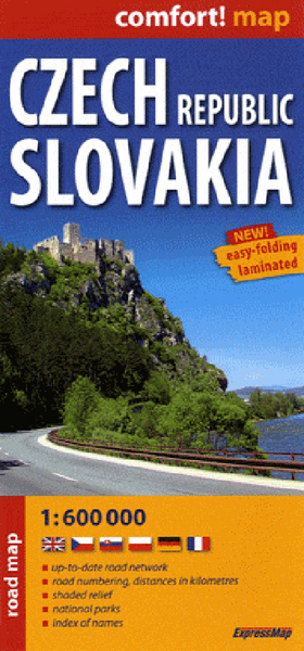 Picture of Czech Republic/Slovakia  1/600.000 (Comfort !Map)