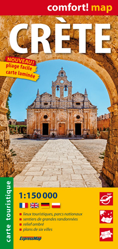 Picture of Crete  1/150.000 (Comfort !Map Laminée)