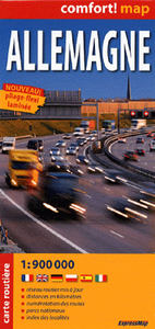 Picture of Allemagne  1/900.000 (Comfort !Map)