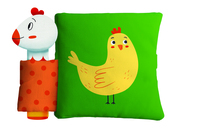 Picture of La poule et son poussin