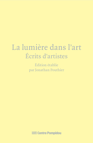Image de La lumière dans l'art Anthologie